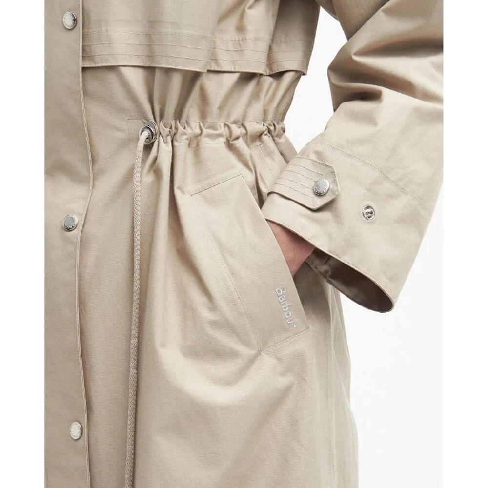 NEW, Barbour Lavender Ladies Waterproof Jacket - Beige Size 14 #C4489 - Picture 6 of 15